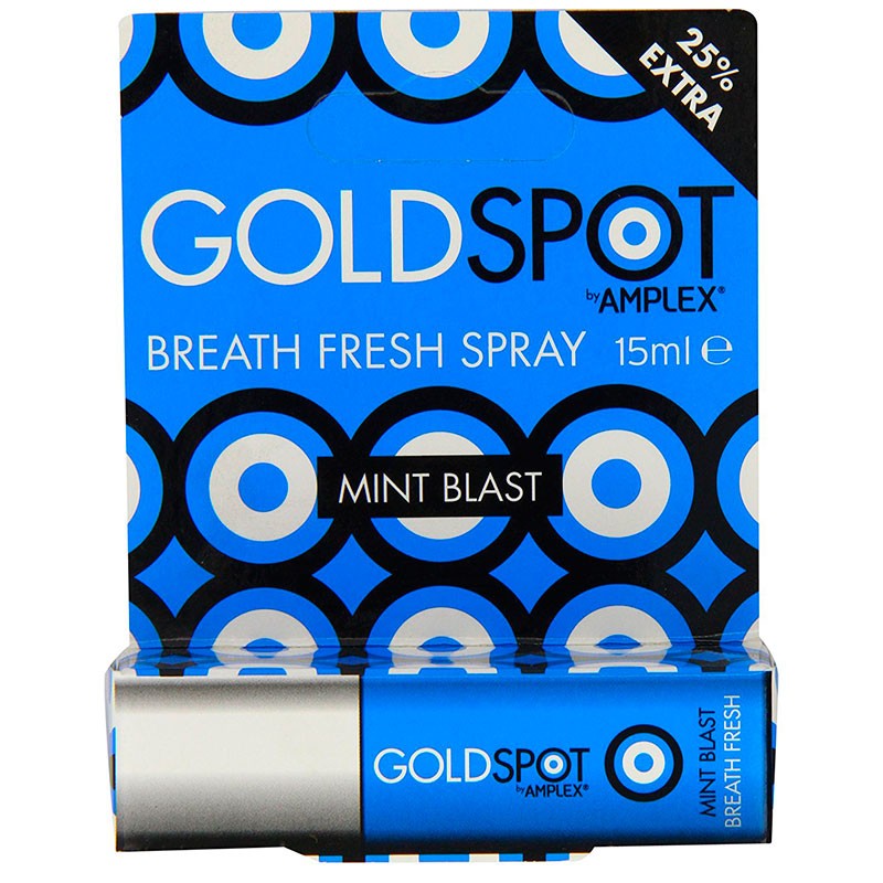 GoldSpot Amplex Mundspray Breath Fresh Mint GoldSpot MundFrisk.dk