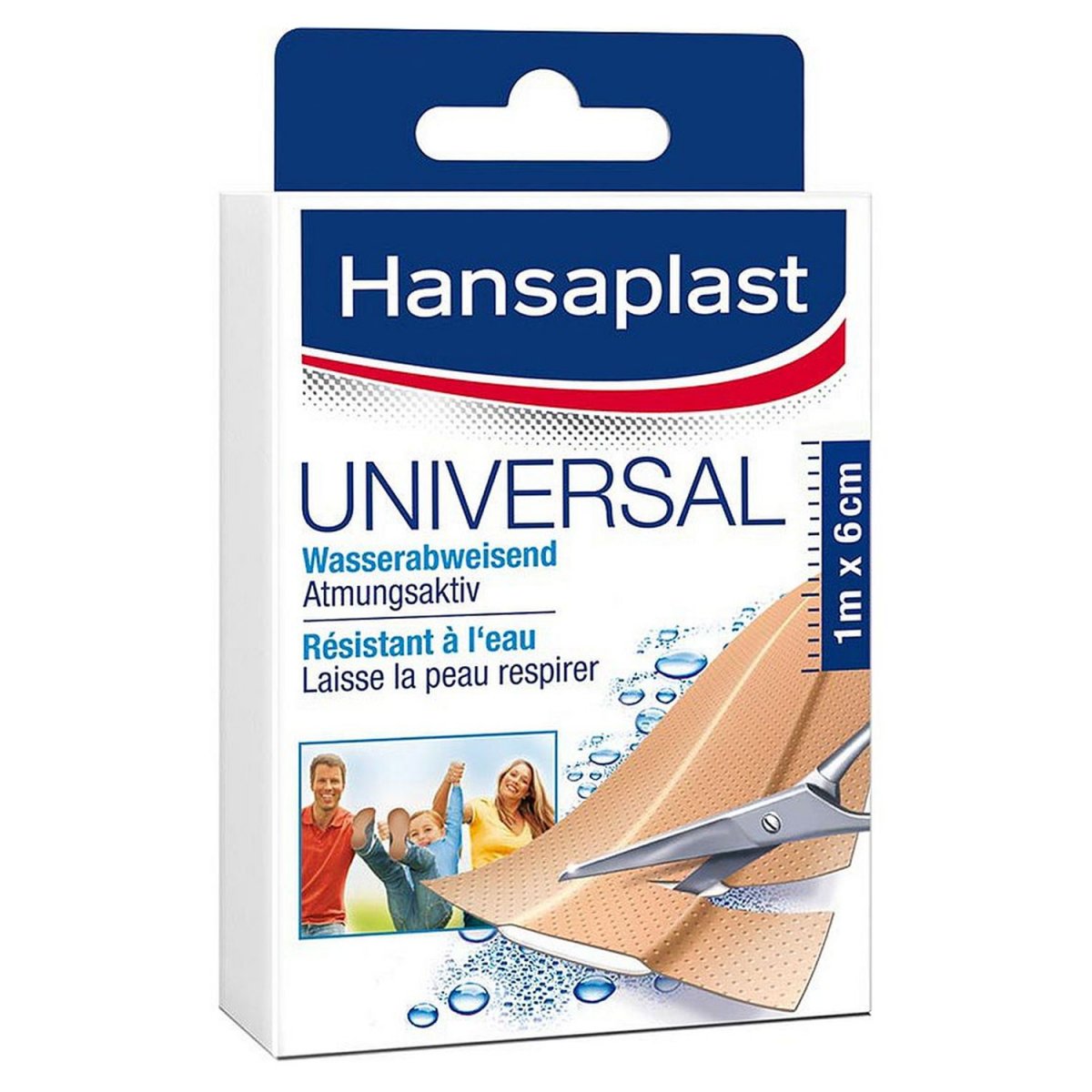 Hansaplast Universal Water Vandafvisende Hæfte Plaster 1 Meter X 6 Cm