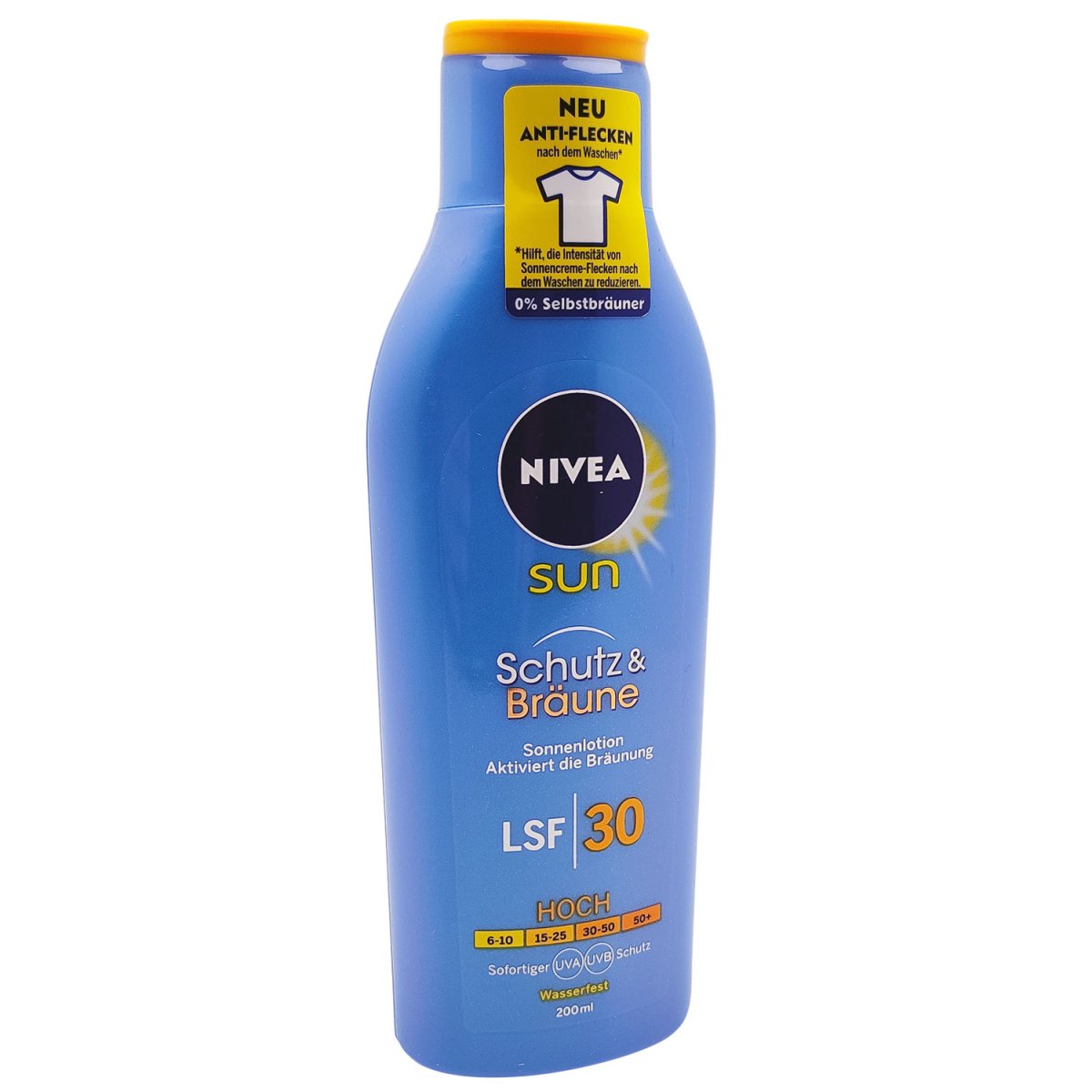 Nivea Sun Lotion Protection & Tan SPF30 Solcreme 200 ml. Solcreme MundFrisk.dk